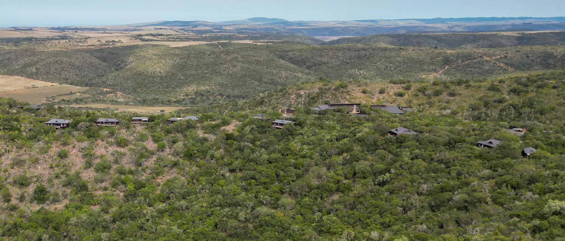 Aerial view of Chalets